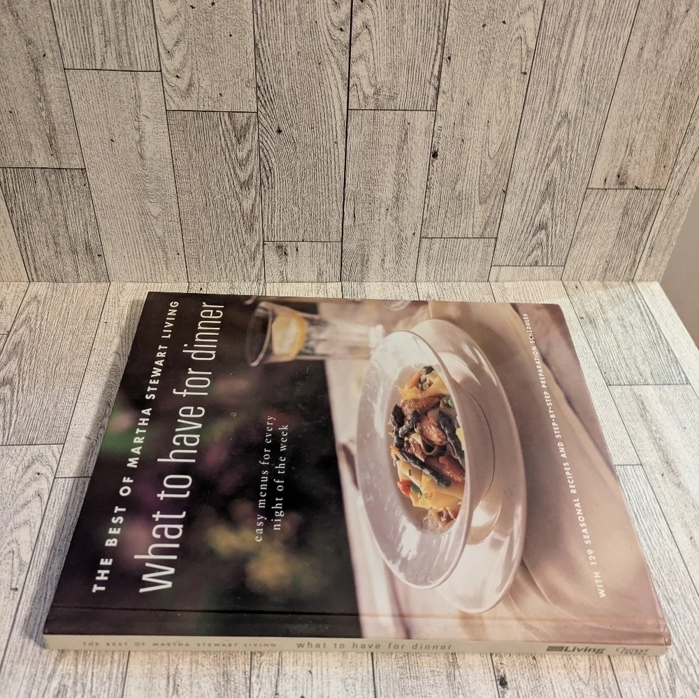 Martha Stewart Living Cookbook - White and Brown Cover